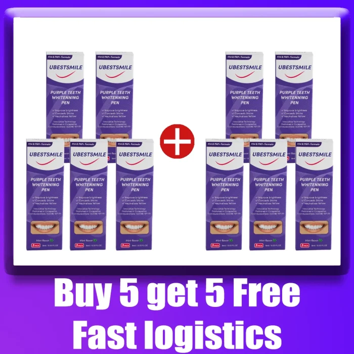 Sc55706c8d99844fb9612033182b317c2p.webp Stylo blanchissant instantané violet pour les dents.