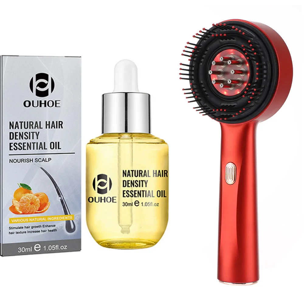 Brosse vibrant de massage du cuir cheveux – Image 3