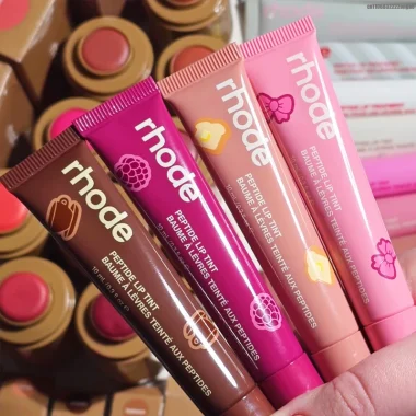 gloss transparent multicolore, blush en poudre