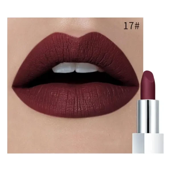 Rouge à lèvres mat waterproof Pudaier