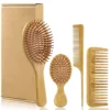 Ensemble brosse et peigne en bambou