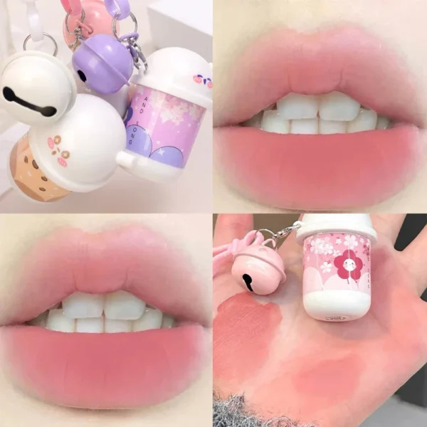 Porte-clés ours mignon, gloss à lèvres