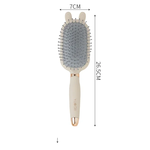 Brosse massage en cuir pour chevelu