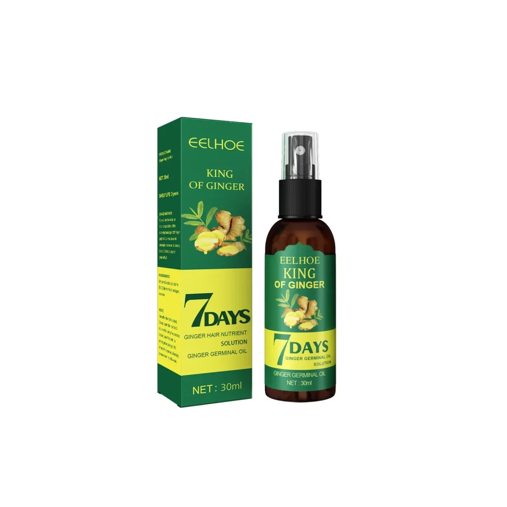 Huile Spray capillaire EELHOE, sérum au gingembre