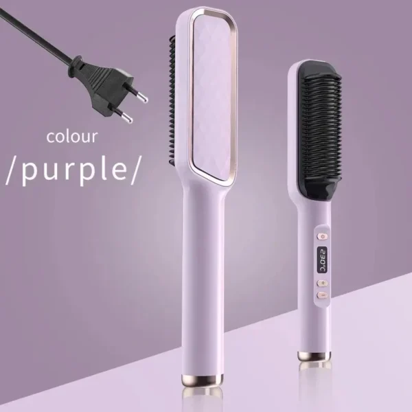 Brosse lissante chauffante, lisseur électrique