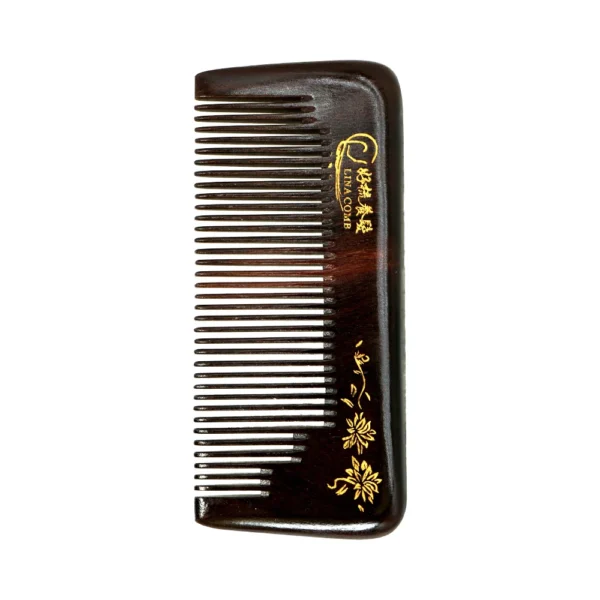 Peigne à cheveux portable en bois de santal