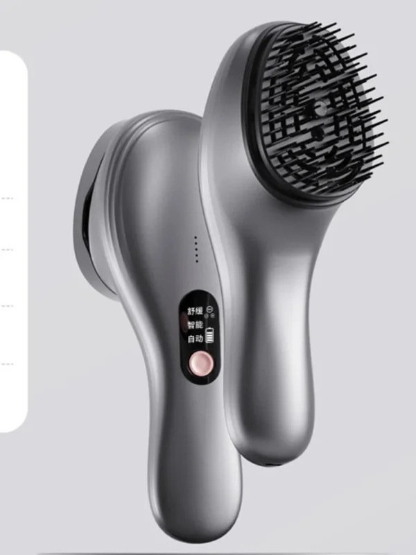 Brosse capillaire électrique ultrasonique du cuir