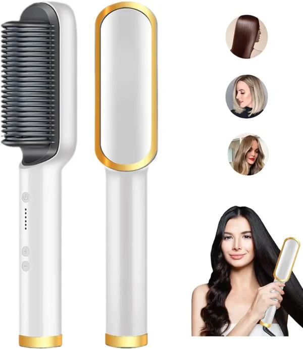 Brosse lissante et fer à boucler 2 en 1