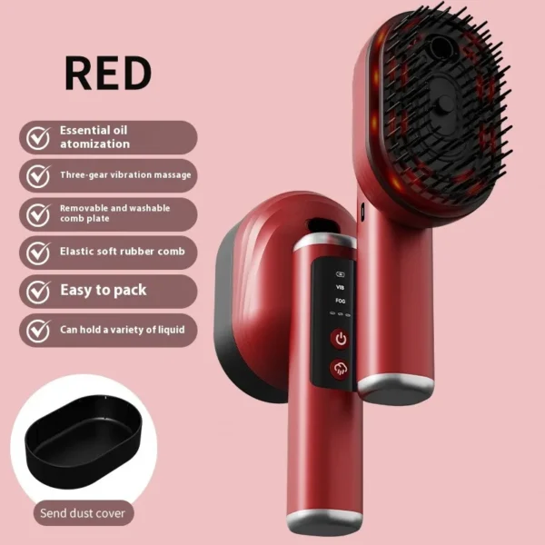 Brosse de massage à vibrations haute fréquence