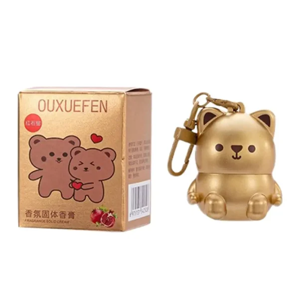 Baume solide parfumé en forme d'ourson mignon