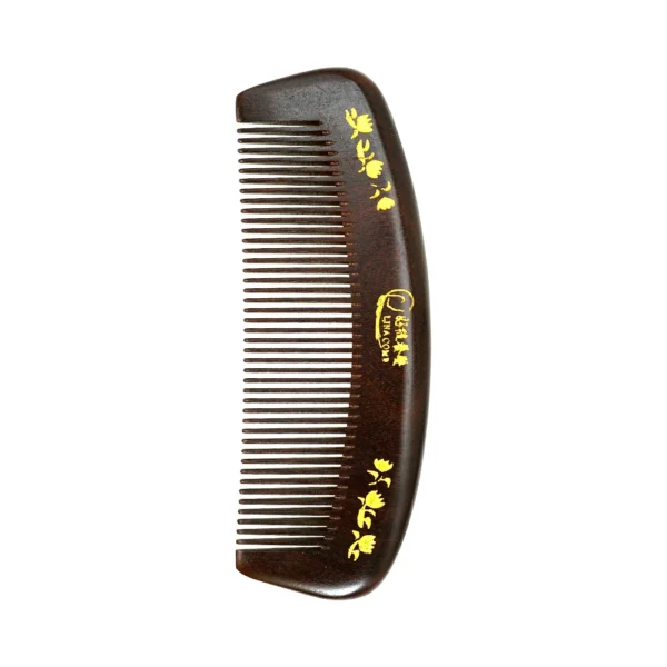 Peigne à cheveux portable en bois de santal
