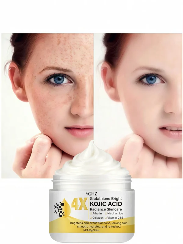 Sf07210f50025471eb6a62adac1f3ed26Q.webp Crème visage à l'acide kojique, unifie le teint