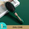 Brosse de massage ovale et rond à coussin