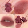 Porte-clés ours mignon, gloss à lèvres