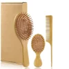 Ensemble brosse et peigne en bambou