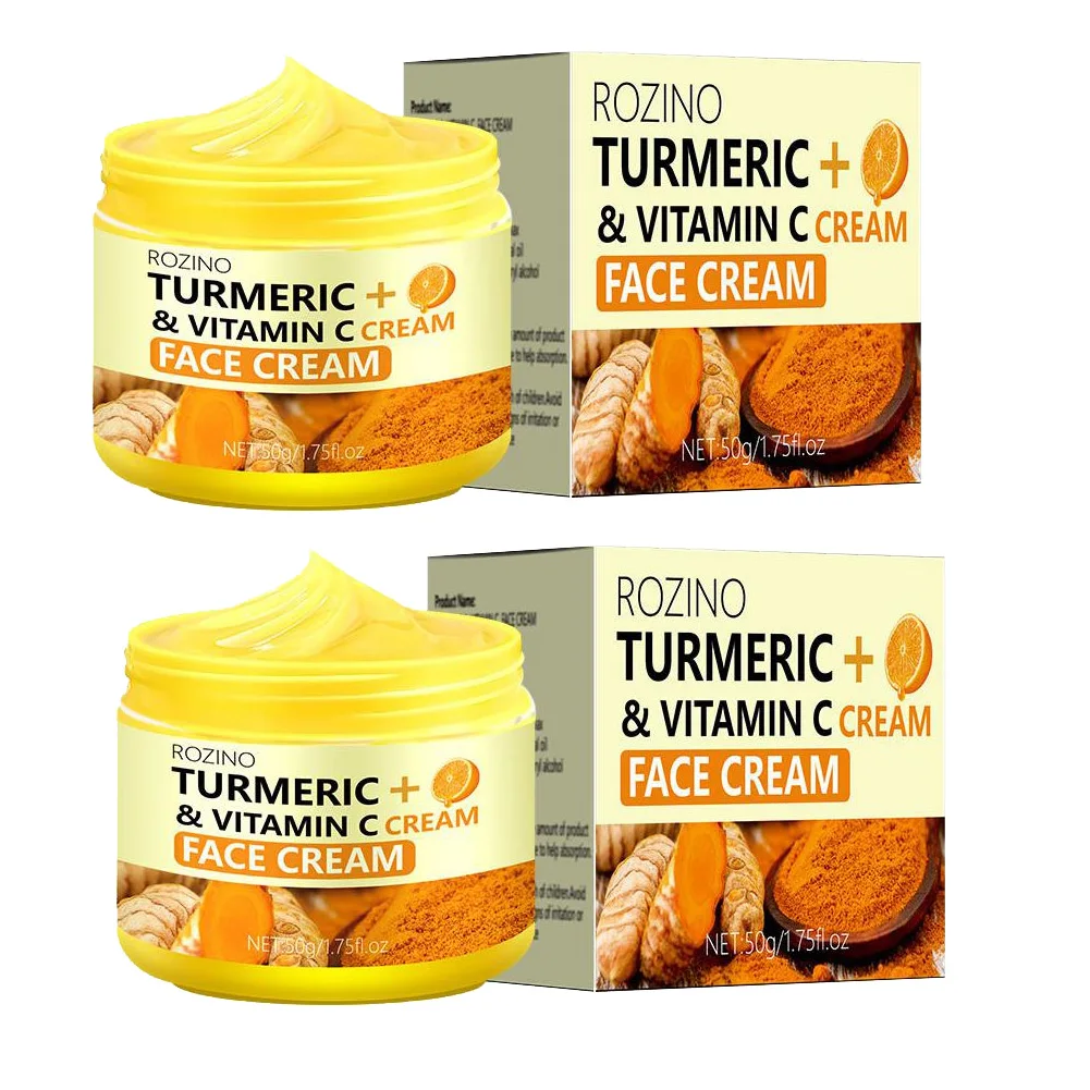 Crème au curcuma et à la vitamine C, anti-rides – Image 4