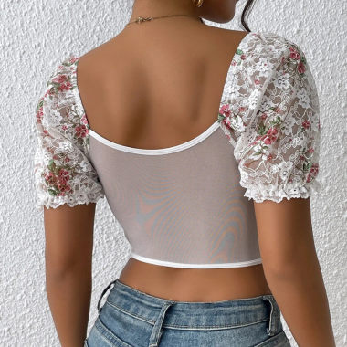 Bustier Blanc dentelle