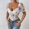 Bustier Blanc dentelle