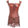 Corset Dentelle <br> Marron