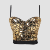 Bustier femme Doré