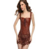 Corset Dentelle <br> Marron