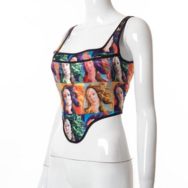 Corset Vintage <br> Avec illustration