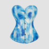 Corset Femme Bleu et Blanc