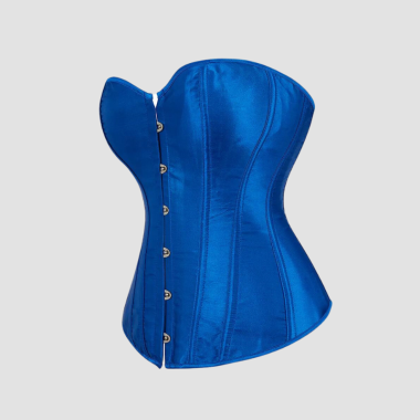 Corset Bleu Satin
