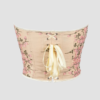 corset-bustier-beige-avec-lacets.png Top Corset Bustier Beige à Fleurs