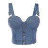 Corset Bustier en jean
