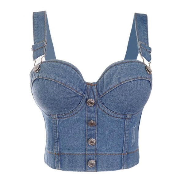 Corset Bustier en jean