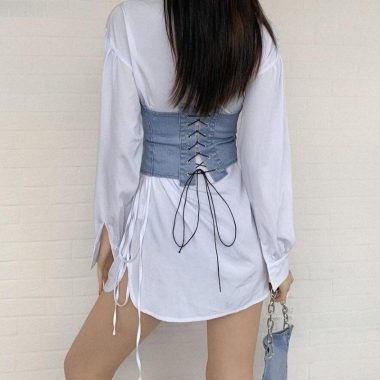 Corset Bustier Avec Lacet