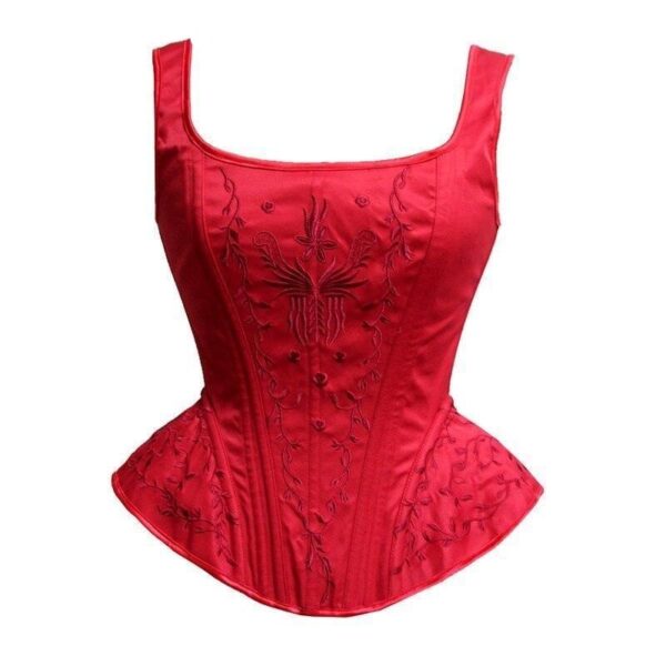 Vintage Bustier <br> Corset Tops rouge