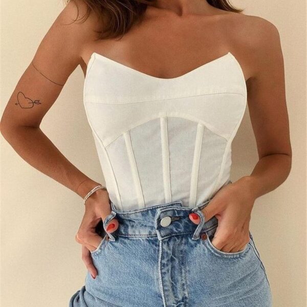 Corset Crop Top Bustier