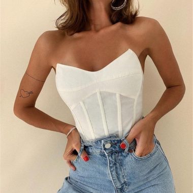 Corset Crop Top Bustier