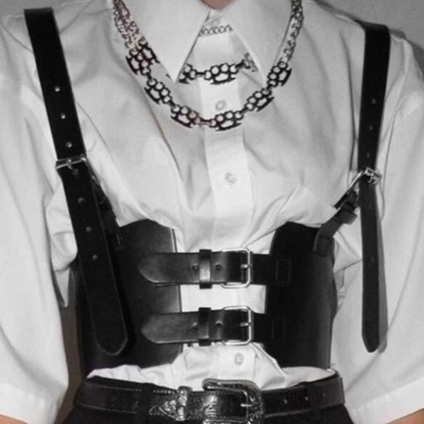 Corset Cuir Femme