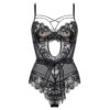 Corset Dentelle <br> Noir Intense