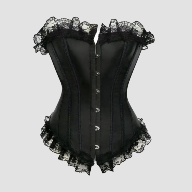 Corset Dentelle En Satin
