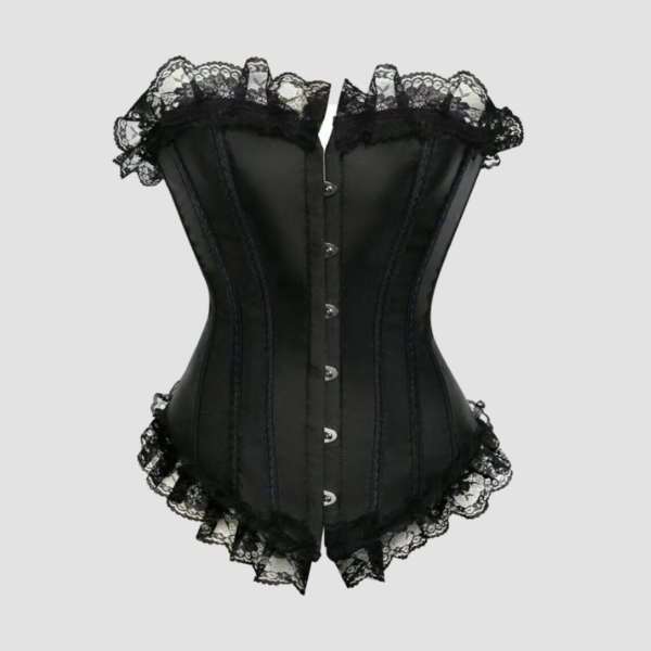Corset Dentelle En Satin