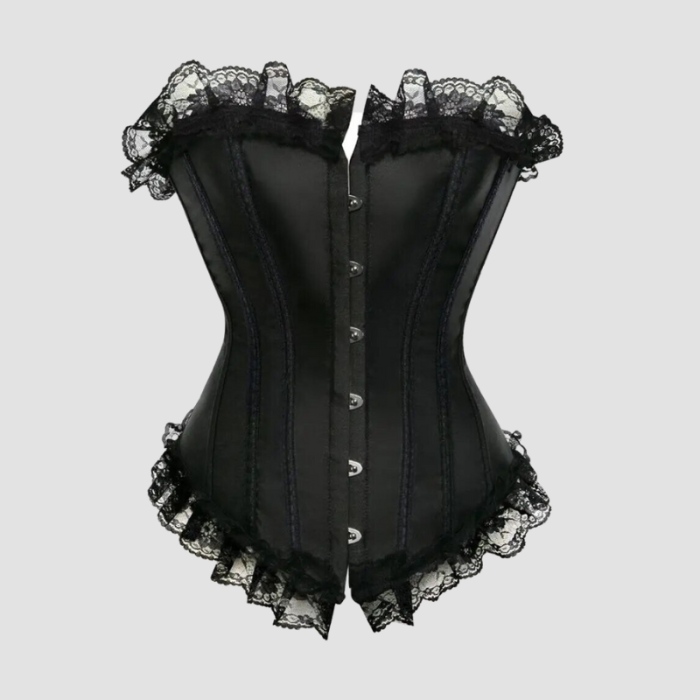 corset-dentelle-en-satin-noir.png Corset Dentelle En Satin