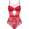 Corset Dentelle <br> Rouge