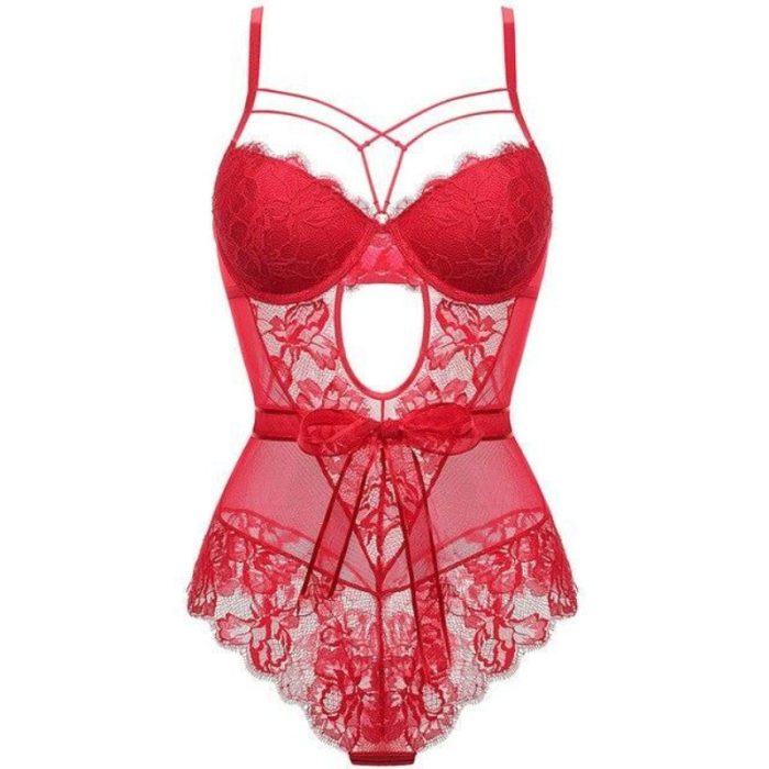Corset Dentelle <br> Rouge