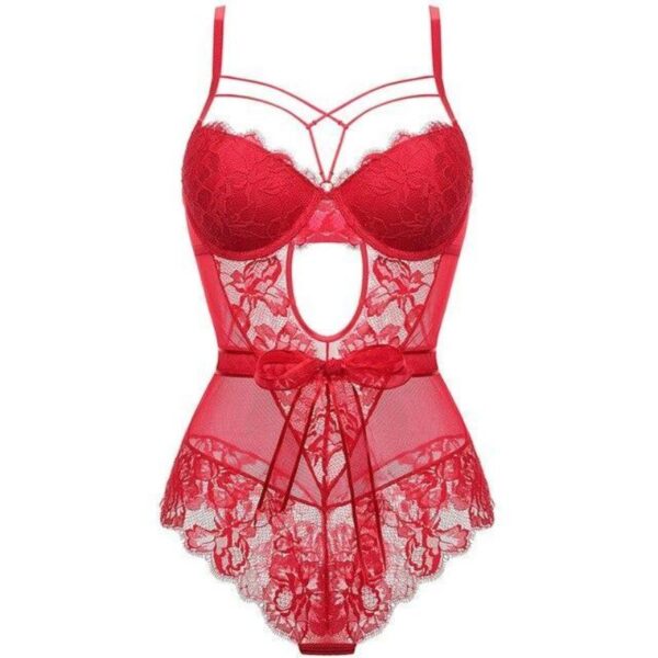 Corset Dentelle <br> Rouge