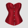 Corset femme rouge bordeaux
