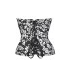 corset-noir-a-fleur-pour-femme.jpg Corset Femme La fleur Noir