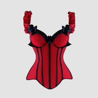 Corset Vintage <br> Overbust rouge