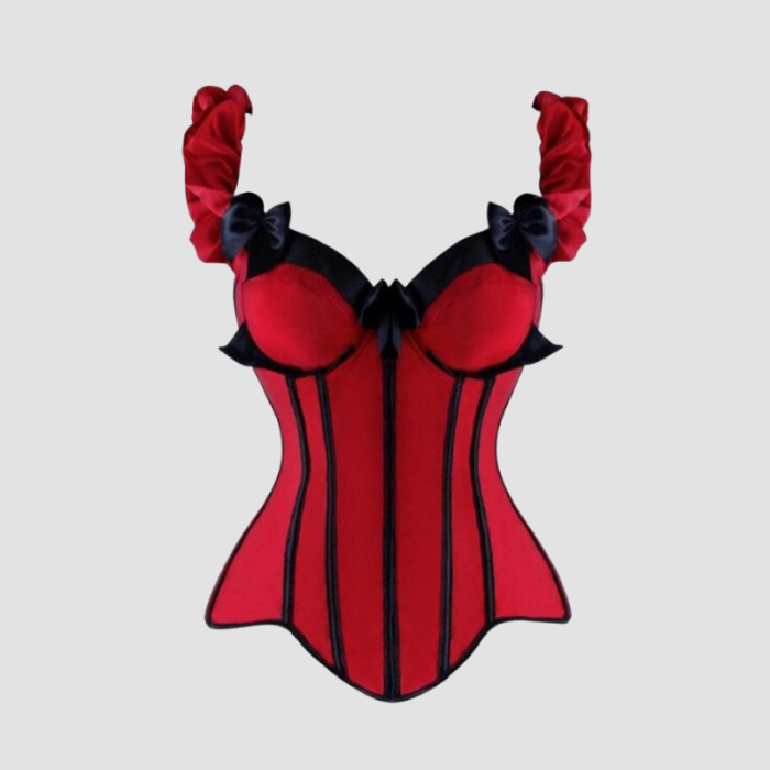 Corset Vintage <br> Overbust rouge