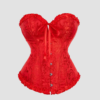 Corset Rouge Femme à Lacet