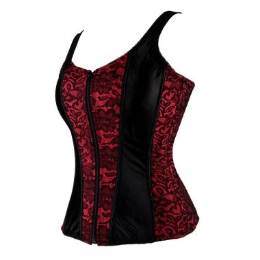 Corset Femme Rouge & Noir