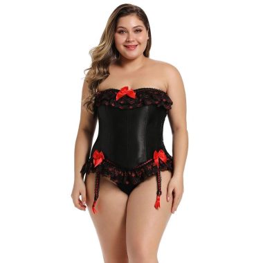 Corset Porte-jarretelles <br> Noir & sexy
